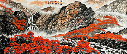 职业画家 教师 李丕民 中国画作品