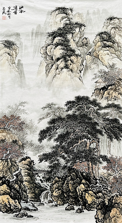 职业画家 教师 李丕民 中国画作品