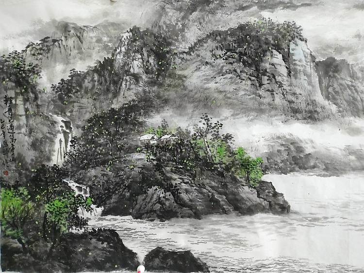 职业书画家 于恩沛 轻舟已过万重山