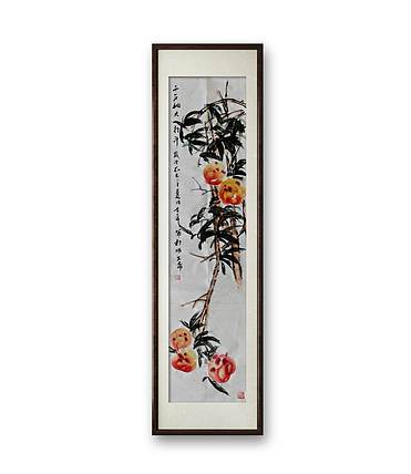 兰花 寿桃