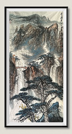 刘铸泰 山水
