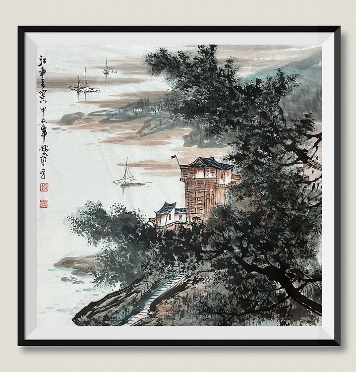 刘铸泰 山水