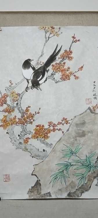 赵鹏 双喜图