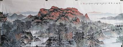 曹玉宝 辽宁曹玉宝老师原创小六尺山水