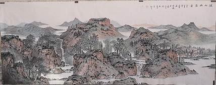 曹玉宝 辽宁山水画家曹玉宝老师原创山水画