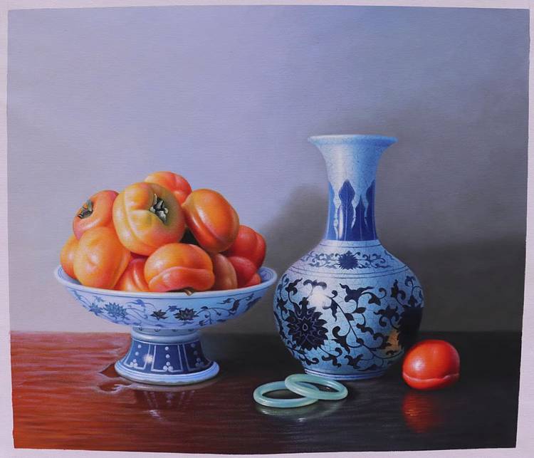 胡冰 纯手绘精品油画