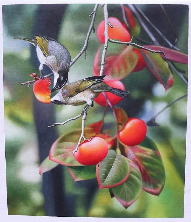 胡冰 纯手绘精品油画
