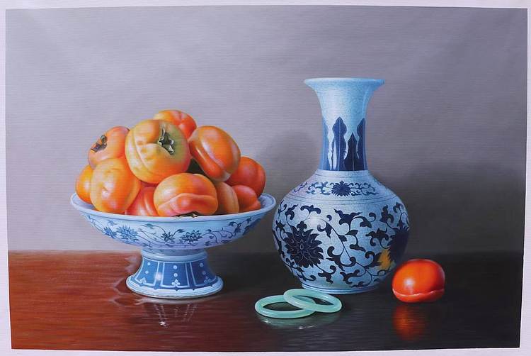 胡冰 纯手绘精品油画