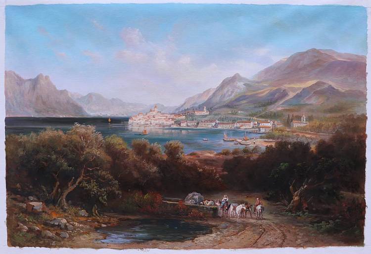 胡冰 纯手绘精品油画