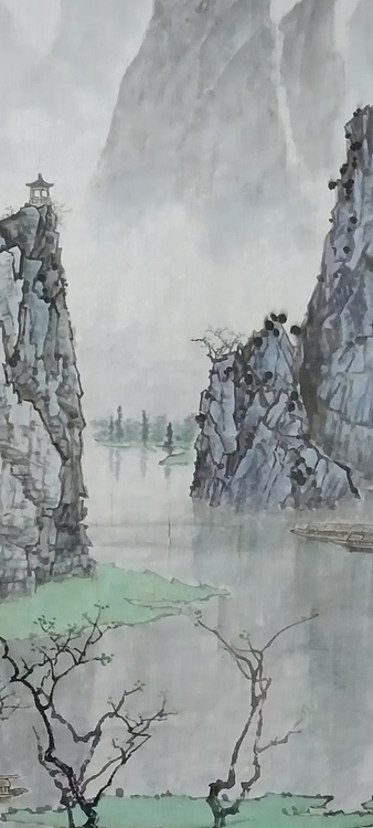 赵鹏 漓江春。、