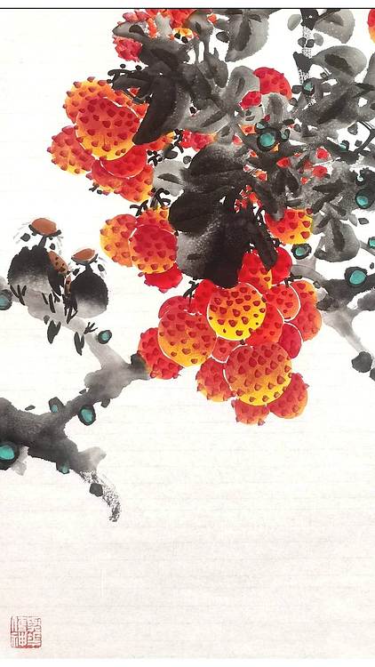 高晓林 （5193）国家一级美术师，江苏省美协会员《大吉大利》