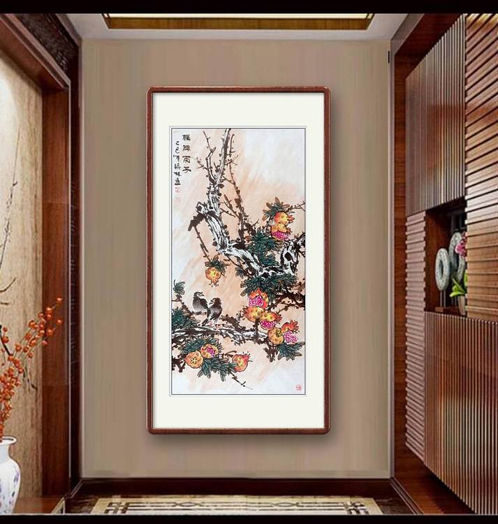 高晓林 （5196）国家一级美术师，江苏省美协会员《榴开百子》