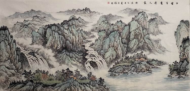 周植筠 白云生处有人家