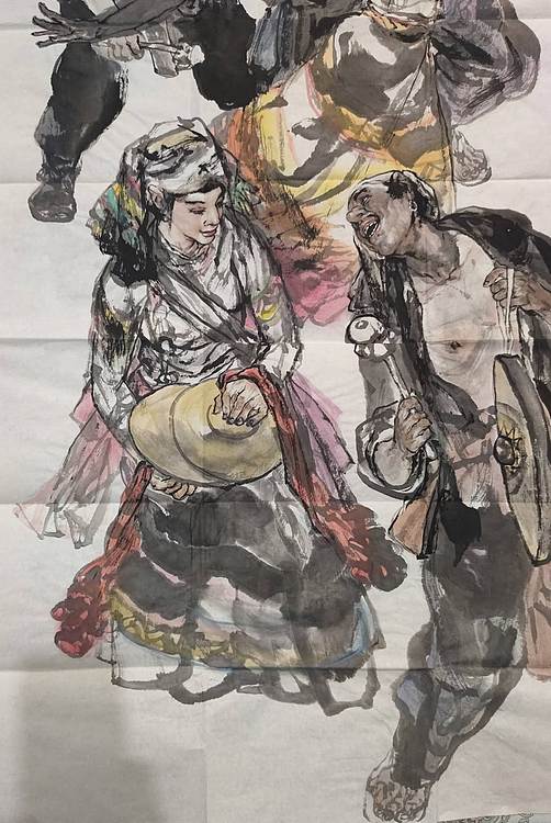 杨晓华精品人物画8平尺