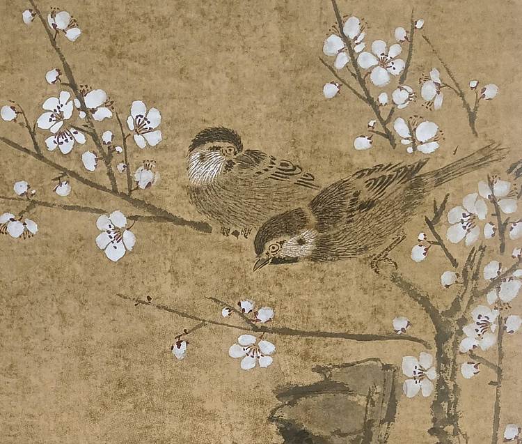 陈墨 霍春阳弟子陈墨梅花小鸟4