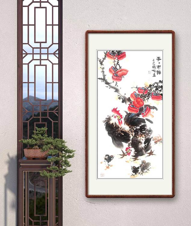 高晓林 （5204）国家一级美术师，江苏省美协会员《事事吉祥》