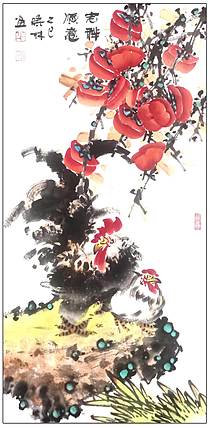 高晓林 （5205）国家一级美术师，江苏省美协会员《吉祥顺意》