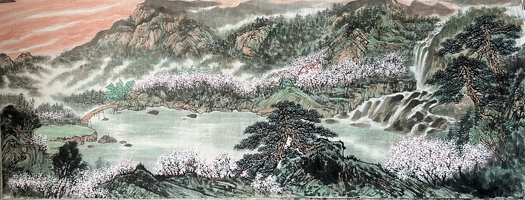 刘伶伶 溪山春色