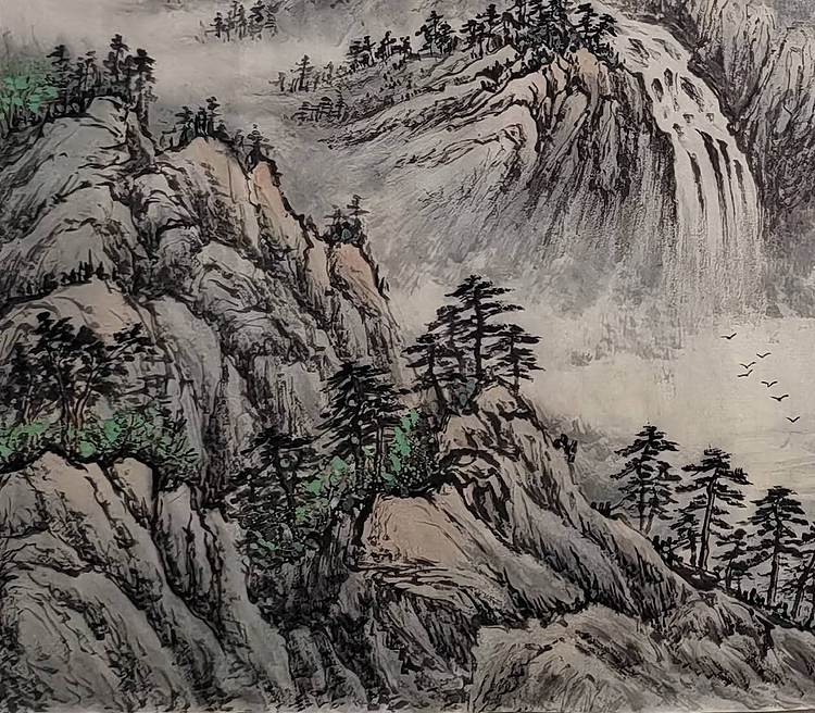 周植筠 家山胜境