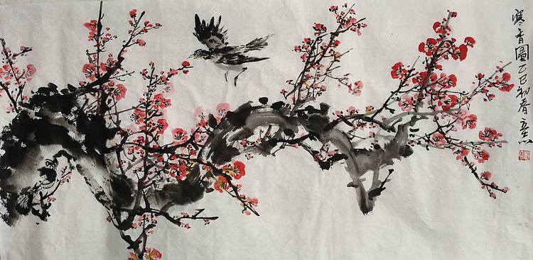 范立志 寒香图