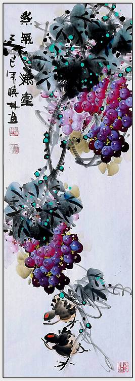 高晓林 （5217）国家一级美术师，江苏省美协会员，4条评《硕果飘香