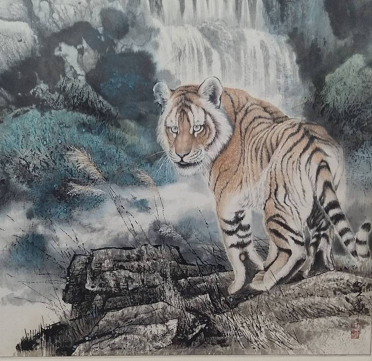 工笔虎