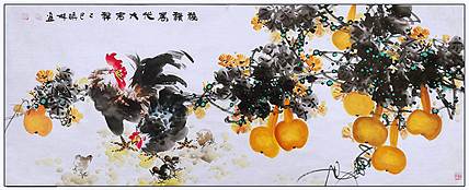 高晓林 （5218）江苏省美协会员，国家一级美术师《福禄万代大吉祥》