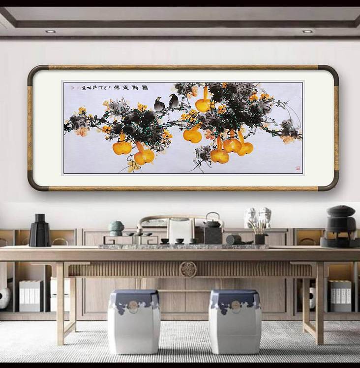 高晓林 （5220）江苏省美协会员，国家一级美术师《福禄连绵》