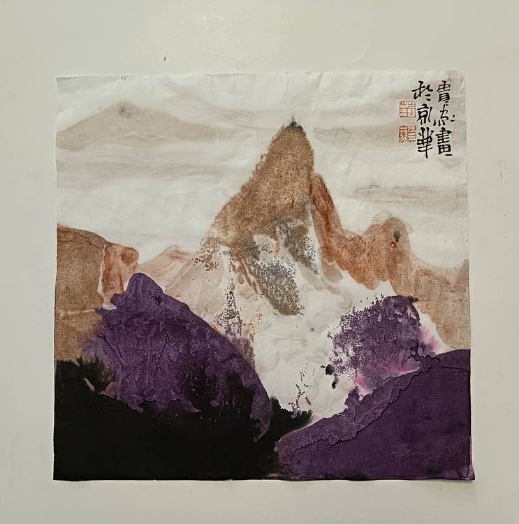 荆贵家 泼墨泼彩