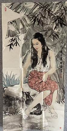 吴耀伟精品人物画8平尺