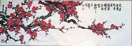 山东省美协会员 闫友会 寒香蓄势待春发