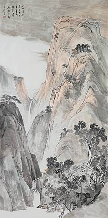 王兴凯 四尺竖幅山水