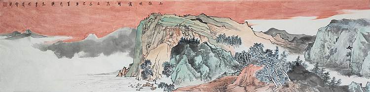王兴凯 雨歇晚霞明