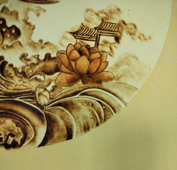 王成林 渔跃龙门（烙画专用卡纸）
