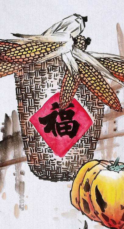 高晓林 (5236)江苏省美协会员,国家一级美术师《农家风情》