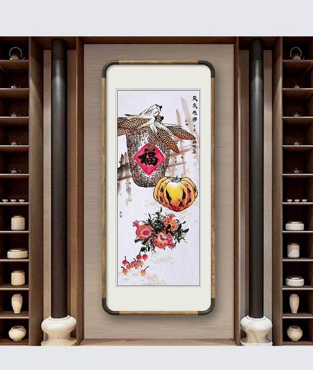 高晓林 (5236)江苏省美协会员,国家一级美术师《农家风情》