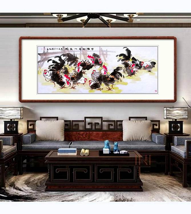 高晓林 (5238)江苏省美协会员,国家一级美术师《吉祥如意一家亲》