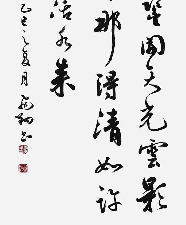 飞翔 山东省书协会员 观书有感书法字画手写作品真迹名人字画名家收藏