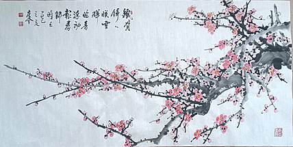 山东省美协会员 闫友会 铁骨铮铮朠雪暉