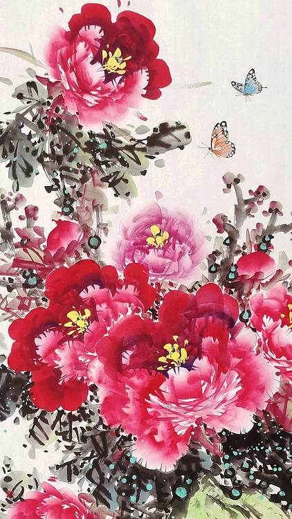 高晓林 (5245)江苏省美协会员,国家一级美术师《国色颂春》