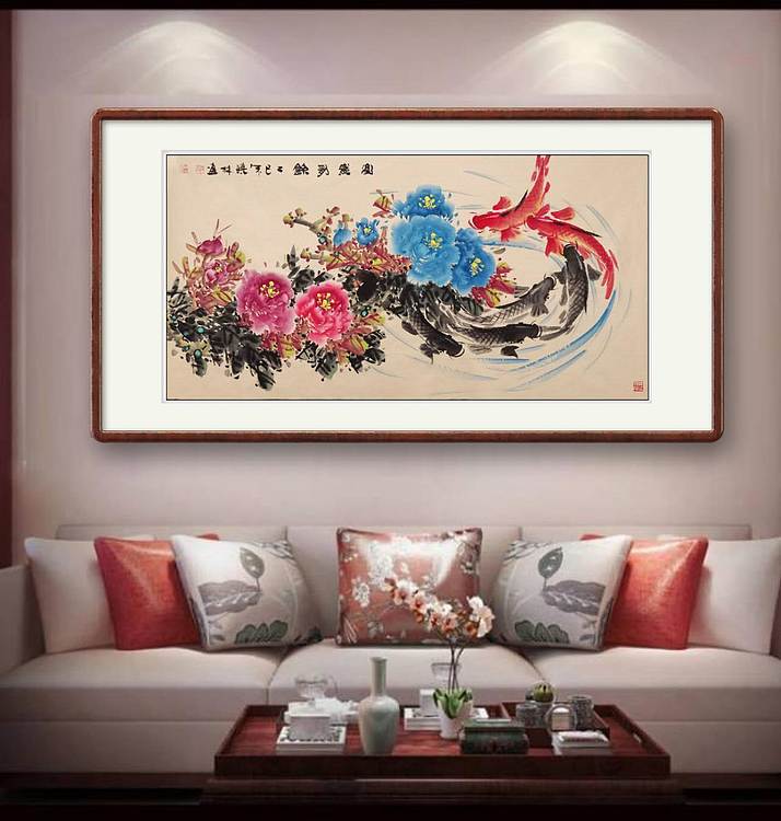 高晓林 （5254）江苏省美协会员，国家一级美术师《富贵有余》