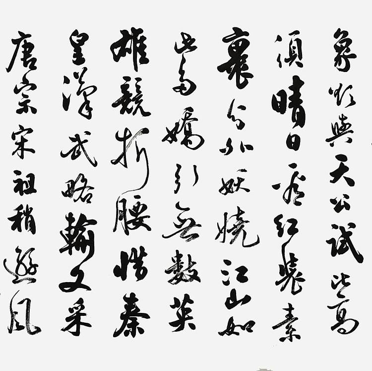 飞翔 毛主席诗沁园春雪手写书法名人字画名家真迹行书原稿装饰定制横幅