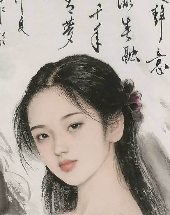 国家一级美术师 郑辉贤 墨韵佳人