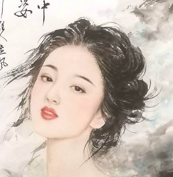 国家一级美术师 郑辉贤 画中仙姿
