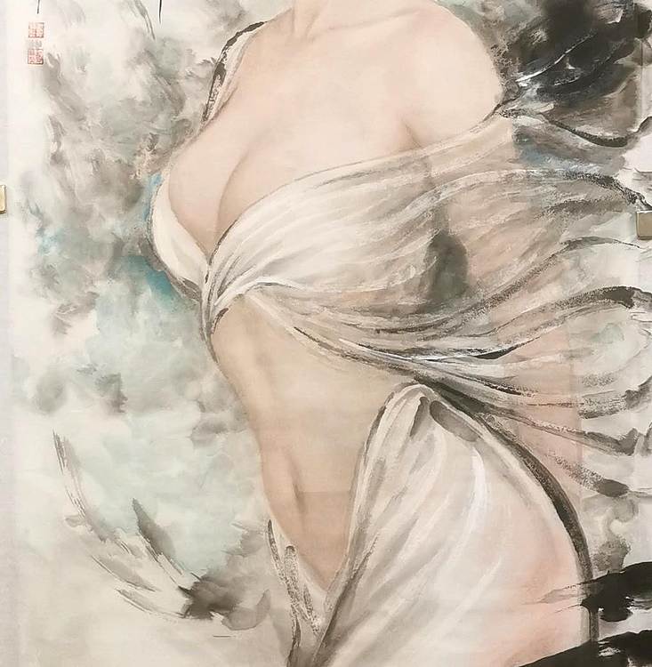 国家一级美术师 郑辉贤 画中仙姿