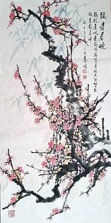 山东省美协会员 闫友会 铁骨春晓