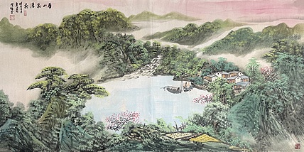 苏州市美协会员 实力派山水画家 陆雪峰