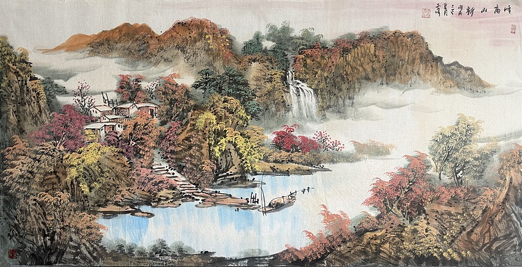 苏州市美协会员 实力派山水画家 陆雪峰