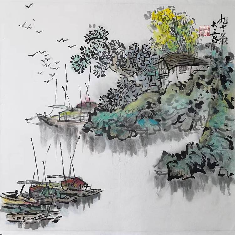 开意 花乌小品