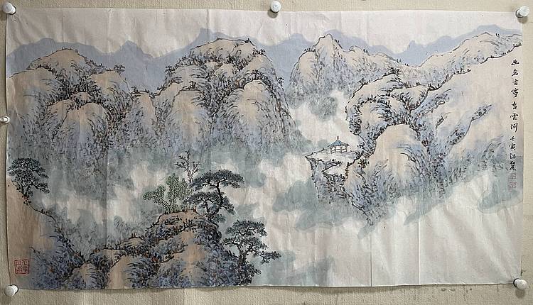 王氏墨痕 幽岩古亭在人间
